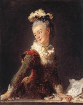  Honore Oil Painting - Marie Madeleine Guimard Dancer Rococo hedonism eroticism Jean Honore Fragonard